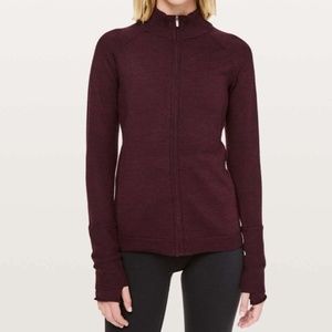 Lululemon Time To Thrive Jacket Merino Wool Size 4